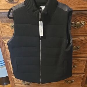 Chico's Zenergy Luxe CB Mix Puffer Vest